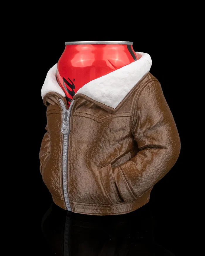 Leather Jacket | Can Holder