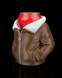 Leather Jacket | Can Holder
