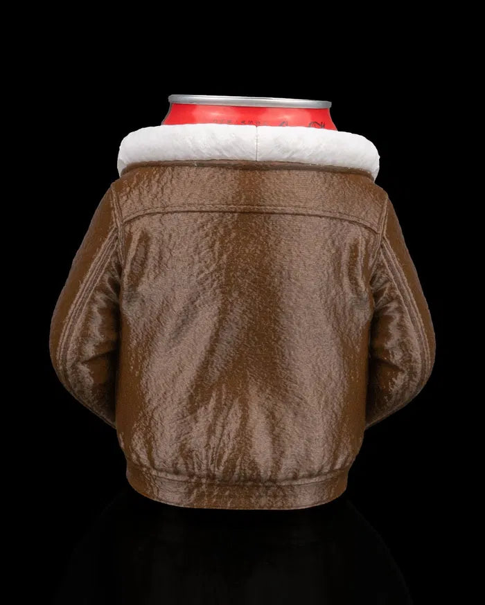 Leather Jacket | Can Holder