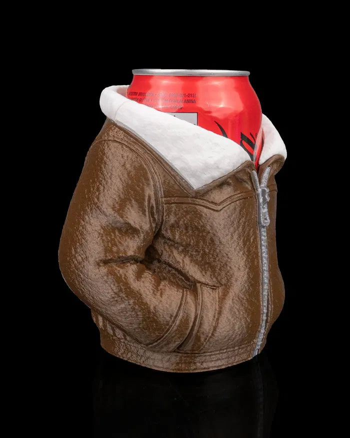 Leather Jacket | Can Holder