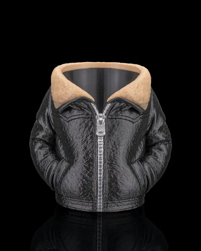 Leather Jacket | Can Holder