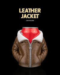 Leather Jacket | Can Holder
