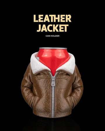Leather Jacket | Can Holder