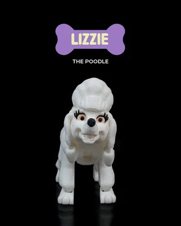 Lizzie the Poodle | Articulated Dog Toy