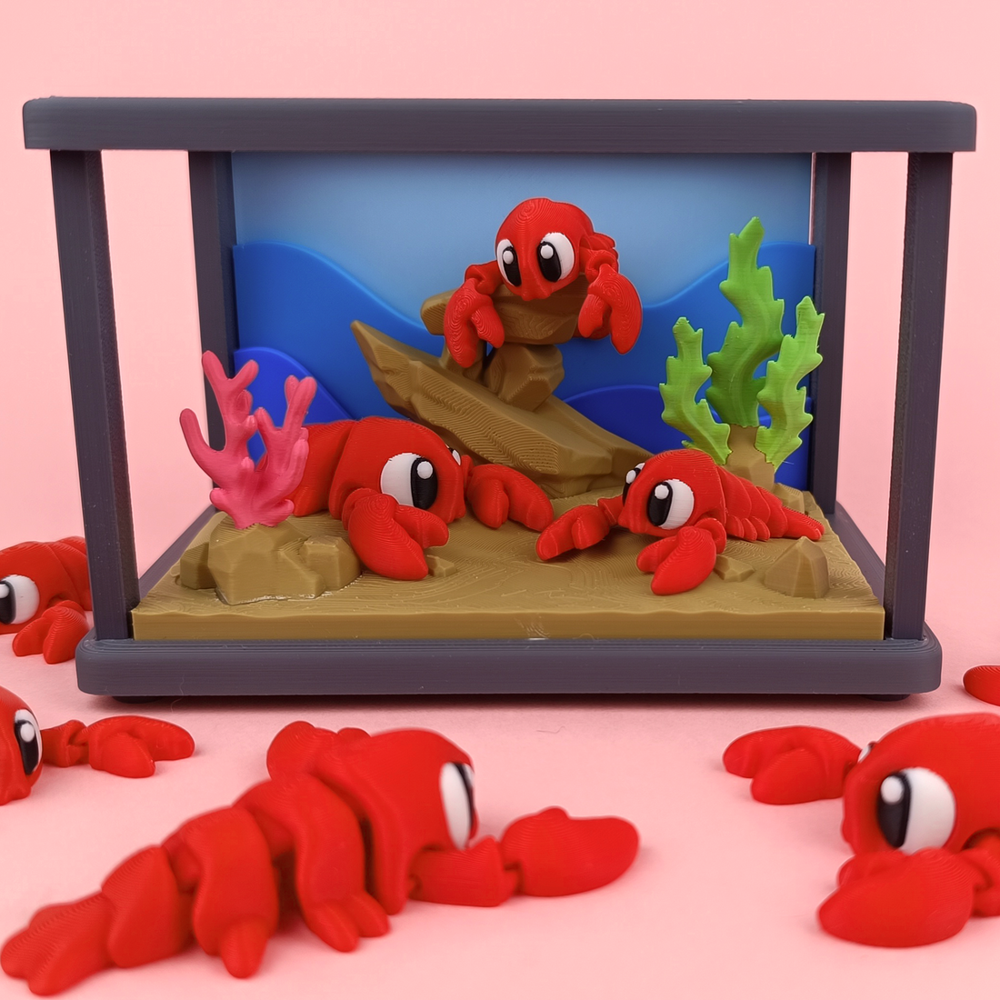 Lobster | Articulated Mini Sea Critter Toy