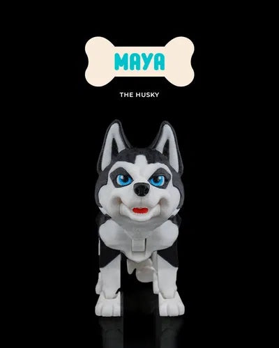 Maya the Husky | Articulated Dog Toy