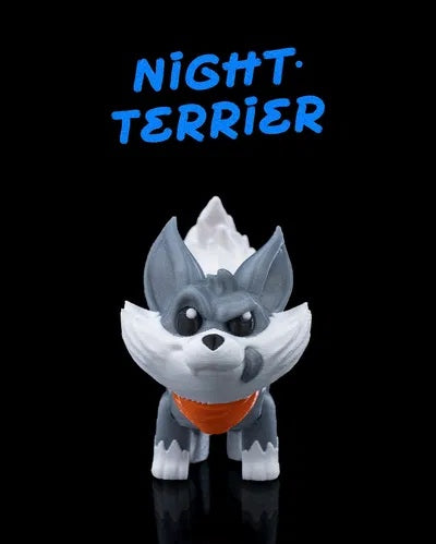 Night Terrier | Guard Dog Figurine