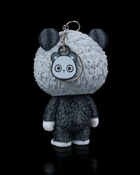 Grumpy Panda Skull Figurine
