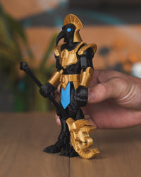 Seth Jackal-Helm Mecha Figurine