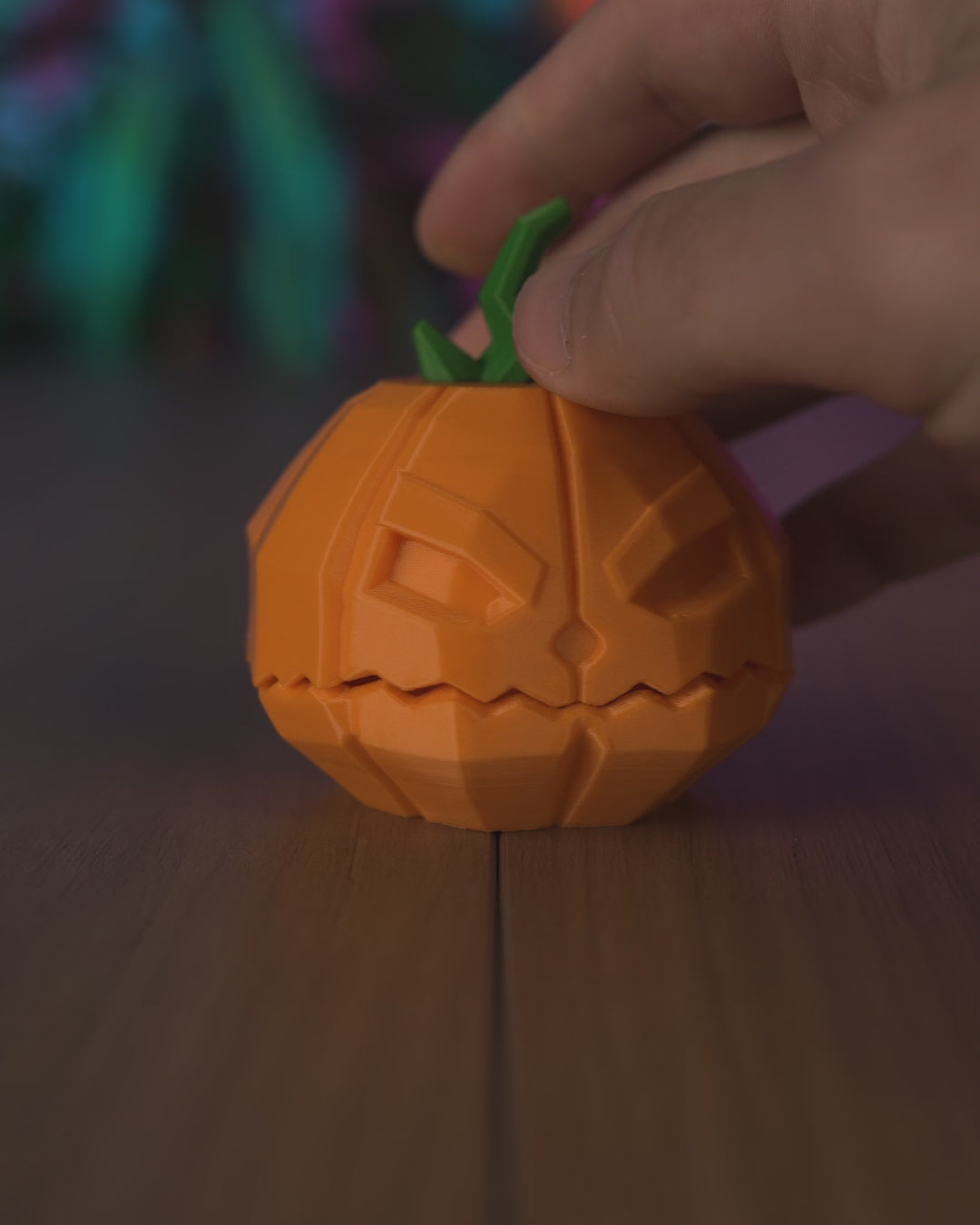 Spooky Jack-O’-Lantern Pumpkin Fidget