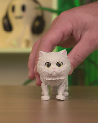 Fluffy Stare Kitty Figurine