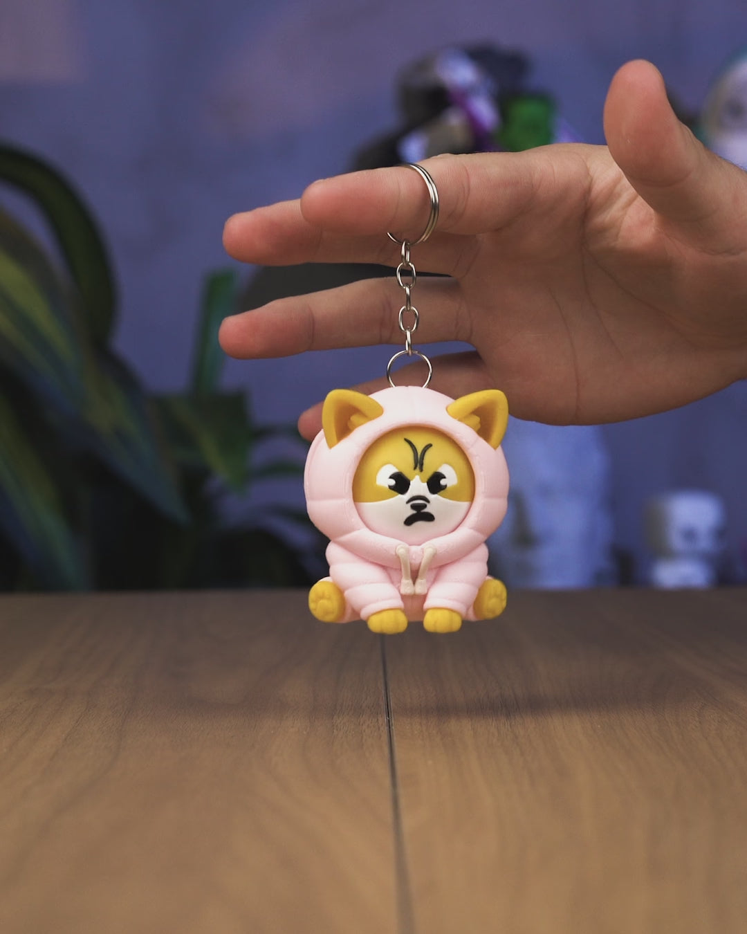 Puffy Hood Corgi Mood Flipper Fidget Toy