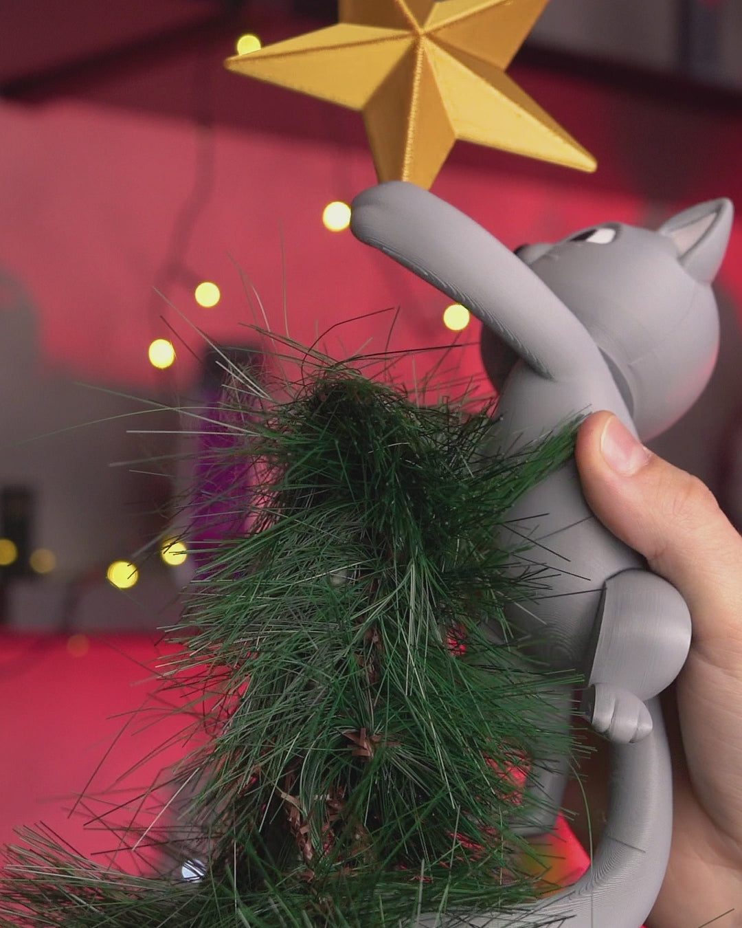 Meowy Christmas | Tree Topper